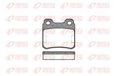 Sada brzdových destiček, kotoučová brzda KAWE 0282 00