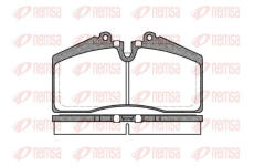 Sada brzdových destiček, kotoučová brzda KAWE 0288 00
