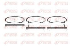 Sada brzdových destiček, kotoučová brzda KAWE 0302 02