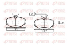 Sada brzdových destiček, kotoučová brzda KAWE 0303 12