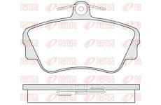 Sada brzdových destiček, kotoučová brzda KAWE 0309 00