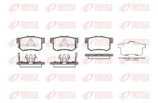 Sada brzdových destiček, kotoučová brzda KAWE 0325 04
