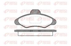 Sada brzdových destiček, kotoučová brzda KAWE 0331 00