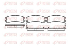 Sada brzdových destiček, kotoučová brzda KAWE 0347 02