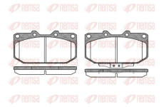 Sada brzdových destiček, kotoučová brzda KAWE 0348 02