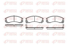 Sada brzdových destiček, kotoučová brzda KAWE 0354 02