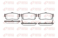 Sada brzdových destiček, kotoučová brzda KAWE 0366 22