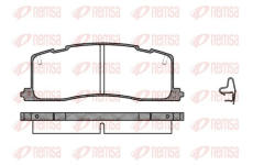 Sada brzdových destiček, kotoučová brzda KAWE 0367 00