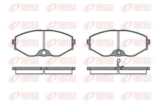Sada brzdových destiček, kotoučová brzda KAWE 0375 02