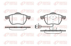 Sada brzdových destiček, kotoučová brzda KAWE 0390 02