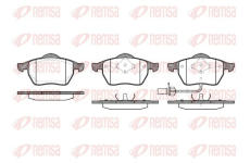 Sada brzdových destiček, kotoučová brzda KAWE 0390 11