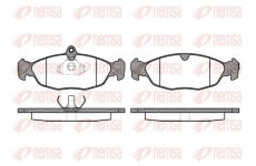 Sada brzdových destiček, kotoučová brzda KAWE 0393 00