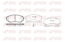 Sada brzdových destiček, kotoučová brzda KAWE 0397 22