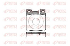 Sada brzdových destiček, kotoučová brzda KAWE 0407 00