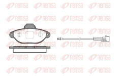 Sada brzdových destiček, kotoučová brzda KAWE 0414 01