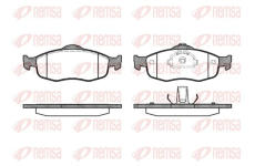 Sada brzdových destiček, kotoučová brzda KAWE 0432 00
