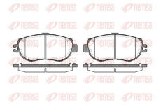 Sada brzdových destiček, kotoučová brzda KAWE 0456 00