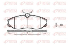 Sada brzdových destiček, kotoučová brzda KAWE 0462 00