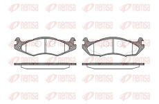 Sada brzdových destiček, kotoučová brzda KAWE 0463 00