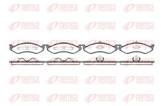 Sada brzdových destiček, kotoučová brzda KAWE 0467 00