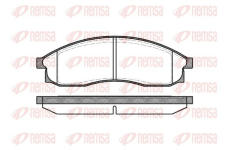 Sada brzdových destiček, kotoučová brzda KAWE 0469 00