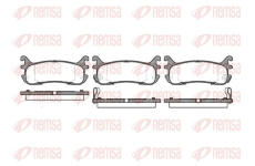 Sada brzdových destiček, kotoučová brzda KAWE 0479 02