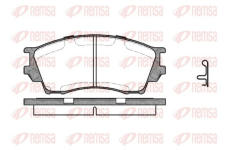 Sada brzdových destiček, kotoučová brzda KAWE 0491 00