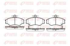 Sada brzdových destiček, kotoučová brzda KAWE 0494 02