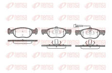 Sada brzdových destiček, kotoučová brzda KAWE 0588 11