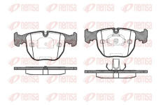 Sada brzdových destiček, kotoučová brzda KAWE 0596 00