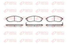 Sada brzdových destiček, kotoučová brzda KAWE 0598 02