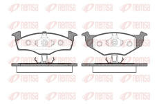 Sada brzdových destiček, kotoučová brzda KAWE 0609 00
