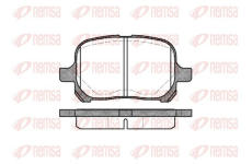 Sada brzdových destiček, kotoučová brzda KAWE 0621 00