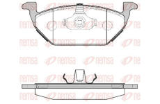 Sada brzdových destiček, kotoučová brzda KAWE 0633 00