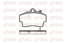 Sada brzdových destiček, kotoučová brzda KAWE 0653 00