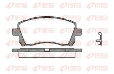 Sada brzdových destiček, kotoučová brzda KAWE 0655 02