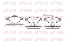 Sada brzdových destiček, kotoučová brzda KAWE 0660 11