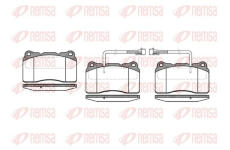 Sada brzdových destiček, kotoučová brzda KAWE 0666 02