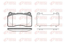 Sada brzdových destiček, kotoučová brzda KAWE 0666 10