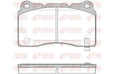 Sada brzdových destiček, kotoučová brzda KAWE 0666 24