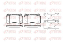 Sada brzdových destiček, kotoučová brzda KAWE 0666 32