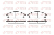 Sada brzdových destiček, kotoučová brzda KAWE 0674 12