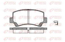 Sada brzdových destiček, kotoučová brzda KAWE 0710 02