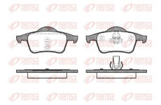 Sada brzdových destiček, kotoučová brzda KAWE 0714 00