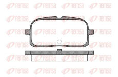 Sada brzdových destiček, kotoučová brzda KAWE 0715 00