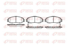 Sada brzdových destiček, kotoučová brzda KAWE 0747 12
