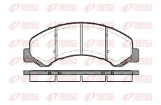 Sada brzdových destiček, kotoučová brzda KAWE 0763 00