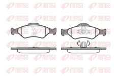 Sada brzdových destiček, kotoučová brzda KAWE 0765 00