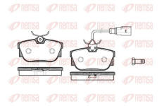 Sada brzdových destiček, kotoučová brzda KAWE 0767 01