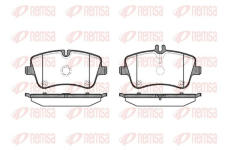 Sada brzdových destiček, kotoučová brzda KAWE 0768 00